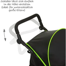 hauck Runner black/neon yellow