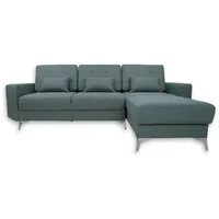 VitaliSpa Ecksofa York Webstoff