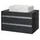 Duravit Waschtischunterschrank 2 Auszüge 120 x 49,6 x 40 cm Grau Matt