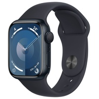 Apple Watch Series 9 GPS 41 mm Aluminiumgehäuse mitternacht, Sportarmband mitternacht S/M