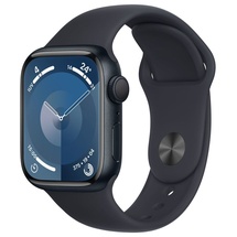 Apple Watch Series 9 GPS 41 mm Aluminiumgehäuse mitternacht, Sportarmband mitternacht S/M