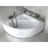 Besco MIA Eckbadewanne 120 x 120 cm (4in1 Original Acryl Wanne)