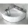 Besco MIA Eckbadewanne 120 x 120 cm (4in1 Original Acryl Wanne)