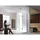 Glaszentrum Hagen Ares U-Duschkabine 80 x 120 cm rechts 80 x 195 cm transparent/weiß