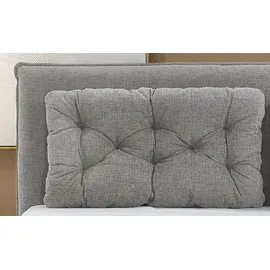 Jockenhöfer Gruppe Boxspringbett »Chalet, inklusive Kissen« Wende-Bonell-Federkern-Matratze (H2/H3), PU-Schaum Topper grau