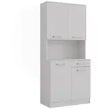 Vicco Küchenbuffet Raul 83,6 x 188,5 cm Weiß