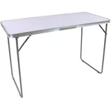 VCM Galdas Gartentisch 110 x 53 x 70 cm Weiß