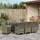 vidaXL Gartenmöbel-Set 9-tlg. Grau