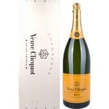 Veuve Clicquot Brut Yellow Label 12% Vol. 3l in Holzkiste