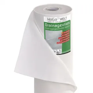 Haga Drainagevlies 200g/m2 in 2m Breite (Meterware) Filtervlies Trennvlies