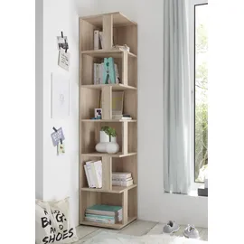 bega office Eckregal 37,5 x 37,5 x 186 cm Braun
