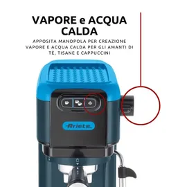Ariete Siebträgermaschine blau