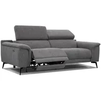RELAXSOFA FIERO 3-Sitzer mit 1 Relaxfunktion, dunkelgrau