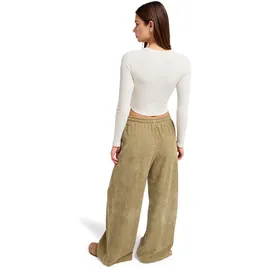 Roxy Lekeitio Knit Cordhose Grün L