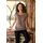 LASCANA Longshirt "mit breitem Bund", Damen, Gr. 32/34, grau (taupe, schwarz), Obermaterial: 95% Viskose (LENZINGTM ECOVEROTM), 5% Elasthan, unifarben, bequem lang, Rundhals, Shirts Longshirt, aus weichem Viskose-Stretch, Topseller