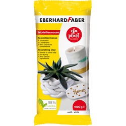 EberhardFaber Modelliermasse EFA PLAST Classic 1 kg, Weiss