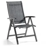 Sieger Calvi Klappsessel 61 x 69 x 109 cm eisengrau/silbergrau