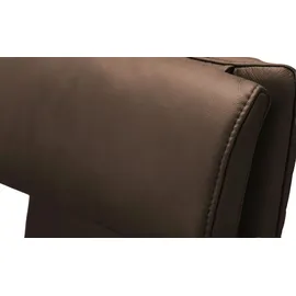 Hukla Relaxsessel Yuna Leder 78 x 88 x 82 cm Braun mit Relax-Funktion