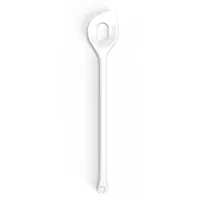 Waca 0225 Spitz-Lochlöffel Kochlöffel 310 mm weiß