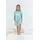 Buffalo Pyjama Herz Print grau/mint 146/152