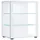 VCM Standvitrine Glasol 52 x 35 x 60 cm Weiß
