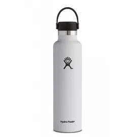 Hydro Flask Standard Mouth 710ml Thermosflasche - White - One Size