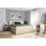 MID.YOU Boxspringbett Cordes ca. 180x200 cm Beige