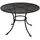 DEGAMO RIVO Steckmetall Gartentisch Ø 110 x 72 cm Eisengrau