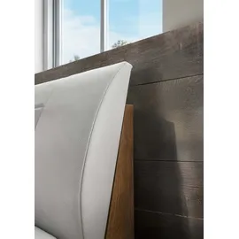 Wiemann Holzbett WIEMANN "Cardiff, Bettgestell, Bettrahmen, teilmassiv, mit Polsterkopfteil", bianco, eiche teilmassiv, B:120cm L:190cm, Betten, Fußteil aus Massivholz, verschiedene Größen