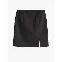 bonprix Lederimitat-Minirock, schwarz, 36