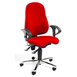 Topstar Bürodrehstuhl SITNESS 10 mit verstellbaren Armlehnen, rot
