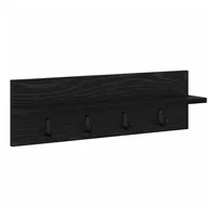 VidaXL Wandmontierter Kleiderständer Schwarze Eiche 60 x 10.5 x