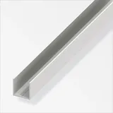 Alfer Profil alfer Quadrat-U 1 m, 23.5 x 1.5 mm weiß