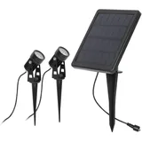 Die BOLD LED-Solar-Erdspießstrahler LED/1W 2er Set