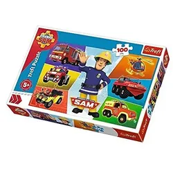 Feuerwehrmann Sam Fahrzeuge - Puzzle 100 Teile