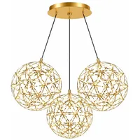 s.luce Atom 3-flg. 50 cm rund Gold