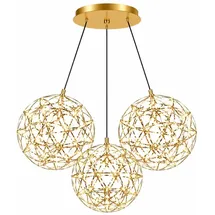 s.luce Atom 3-flg. 50 cm rund Gold