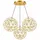 s.luce Atom 3-flg. 50 cm rund Gold