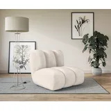 LeGer Home by Lena Gercke Sessel »Priya Loungesessel, moderne Steppung, auch in Bouclé«, perfektes Einzelstück, gemütlich und modern, B/T/H: 90/106/84 cm