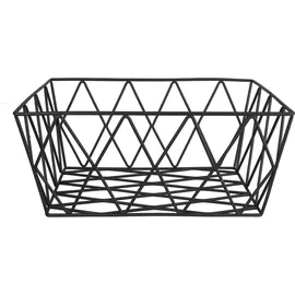 KLEINE WOLKE Aufbewahrungskorb Slack 28 x 19 x 12 cm schwarz