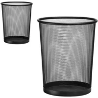 D.RECT Papierkorb 19 l Schwarz