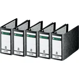 Leitz Qualitäts-Ordner DIN A6 80 mm Schwarz 5 St.