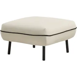 Ottomane TONSBERG Stoff Hellbeige