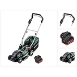 Metabo RM 36-18 LTX BL 36 Akku Rasenmäher 36 V ( 2x 18 V ) LTX Brushless + 2x Akku 8,0 Ah - ohne Ladegerät