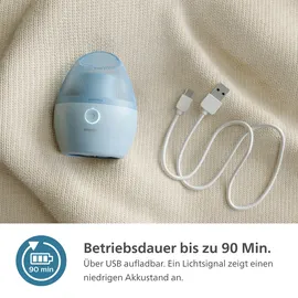 Philips Fusselrasierer GCA2100/20 blau