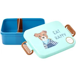 RICE Kinder Lunchbox Farm Animals, Grün/Blau