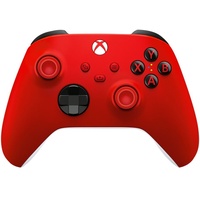 Microsoft Xbox Wireless Controller - Pulse Red (PC, Xbox Series X, Xbox One X, Xbox One S, Xbox Series S), Gaming Controller, Rot