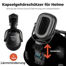 mustbau Bauhelm,Schutzhelm,Arbeitshelm,Bauarbeiterhelm