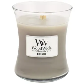 Woodwick Fireside Duftkerze 275 g braun