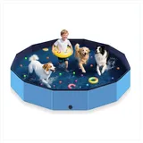Hundepool Planschbecken Wasserbecken 160x30cm rutschfest Kunststoff